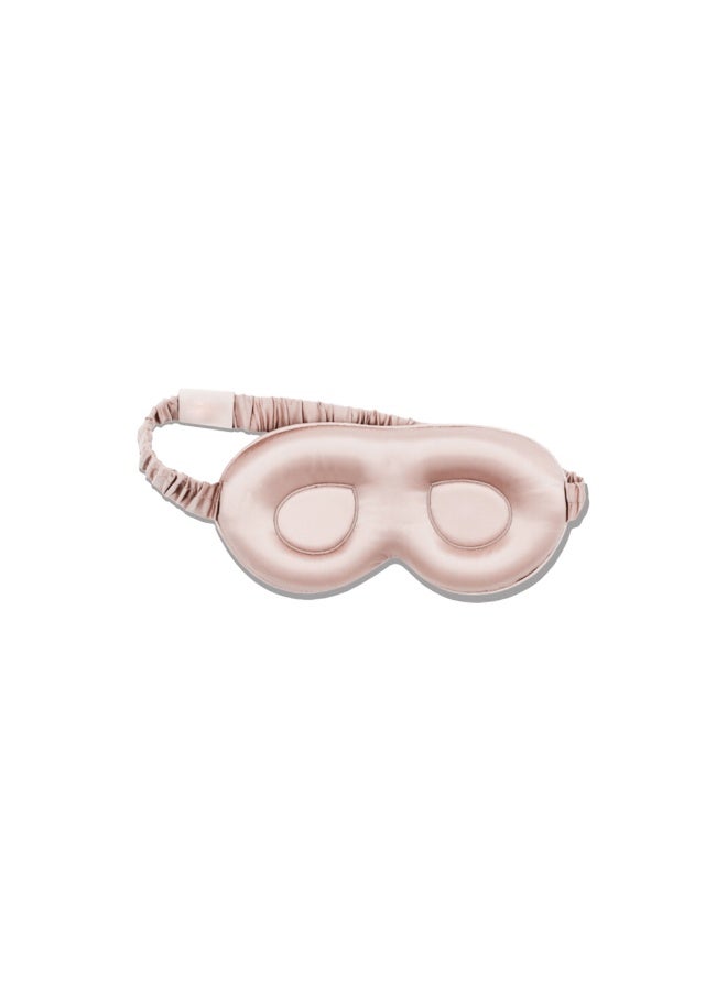 Silk Me 100% Pure Mulberry Silk Sleep Mask - Eye Mask for Women/Man with stretchable band - Blackout Sleep Mask - 3D shape for added comfort (Pink) - Image 2